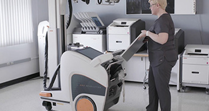 Un revolucionario sistema radiográfico que puede desplazarse